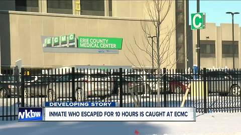 Police capture man who climbed into ECMC ceiling