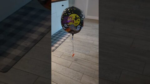 Creepy Halloween balloon #shorts