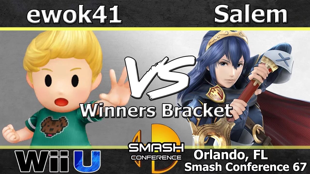 CT|Salem (Lucina) vs. ewok41 (Lucas & Cloud) - Wii U Winners Bracket - SC:67