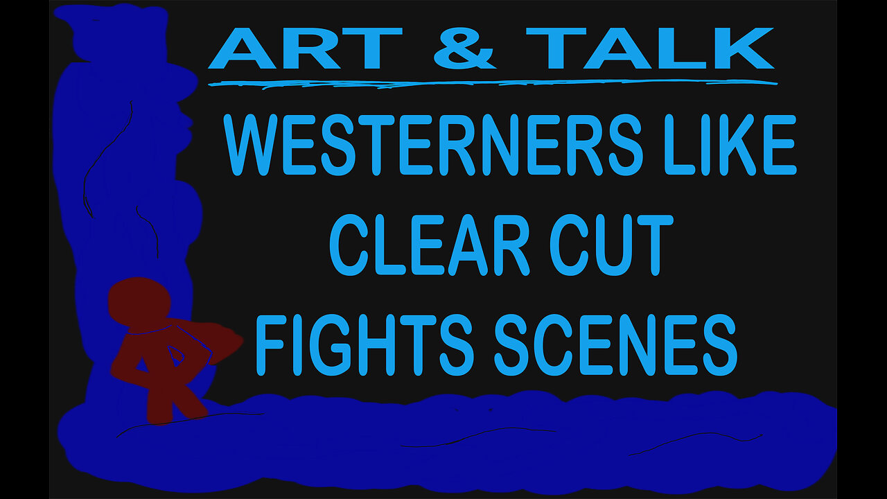 ART AND TALK: westerners like clear cut fights #art #superhero #comics