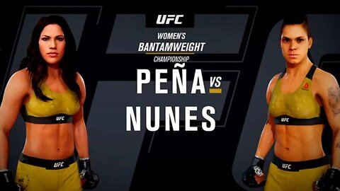 EA Sports UFC 3 Gameplay Amanda Nunes vs Julianna Pena