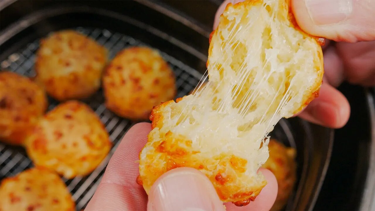 JUST 3 INGREDIENTS! Delicious easy ball of cheese Air Fryer