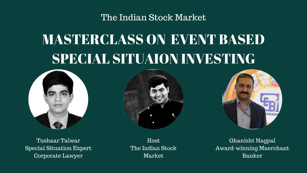 MASTERCLASS ON SPECIAL SITUATION INVESTING | HINDI