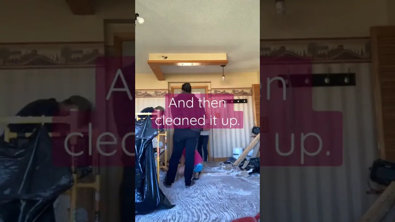Clean up, the not so fun part.