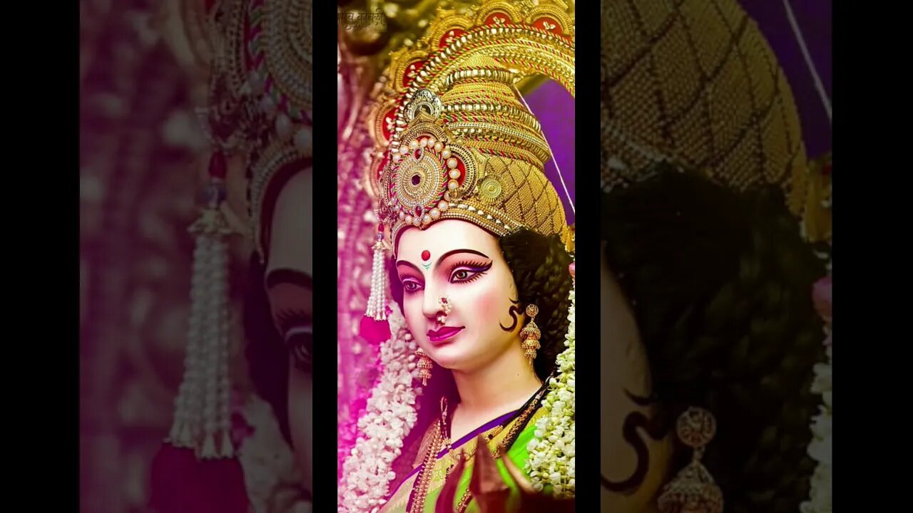 Mujhe Rang De O Rang De chunriya Satrangi #viral #durgamaa #ytshorts
