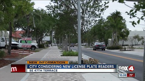 City considering adding license plate readers