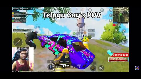 1v4 Against @Telugu Guy YT & @Karthik Plays Telugu Guy YT | Karthik Plays