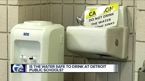 Is the water safe to drink at Detroit Public Schools?