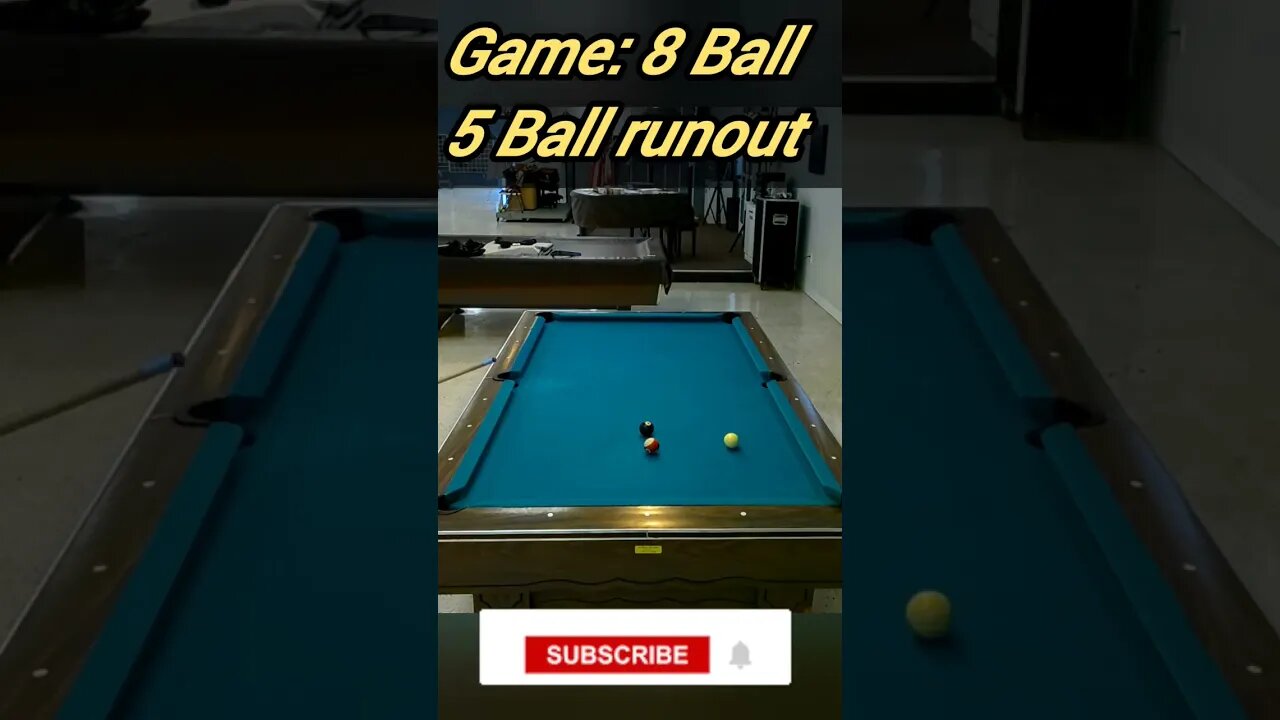 5 Ball runout #8ballpool #shorts