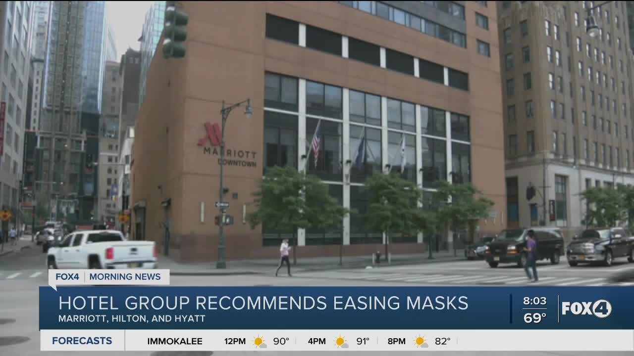 Hotel group asks to ease mask mandates