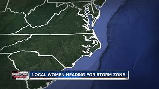Wisconsin Red Cross volunteers in the midst of Hurricane Florence