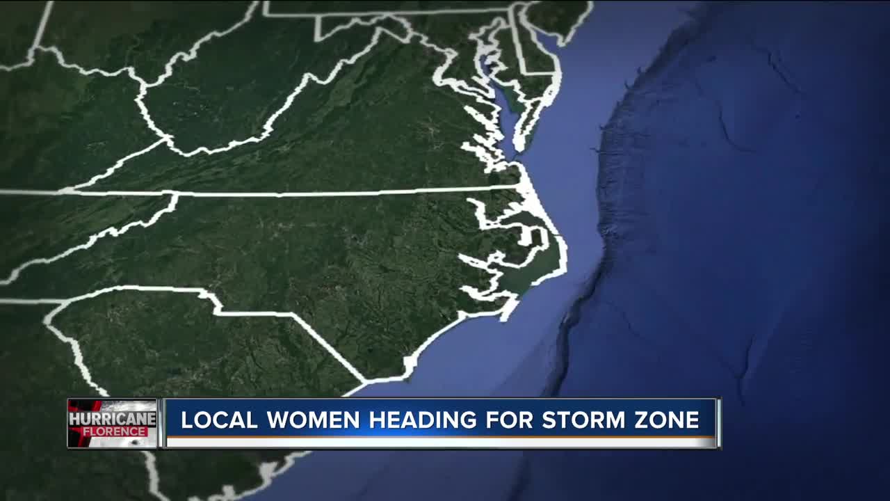 Wisconsin Red Cross volunteers in the midst of Hurricane Florence