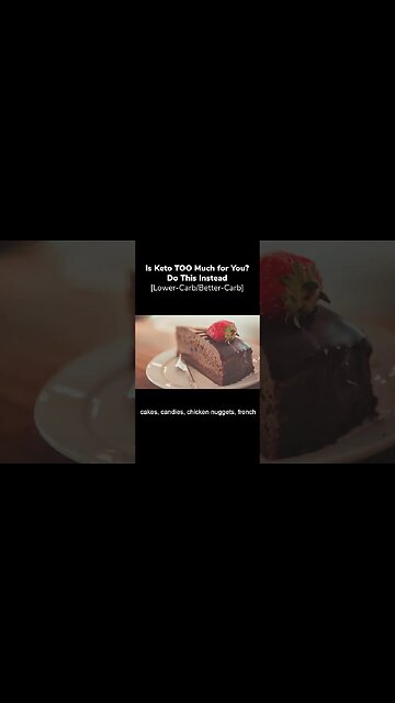 Is Keto TOO Much for You? Avoid Ultra-Processed Foods #shorts