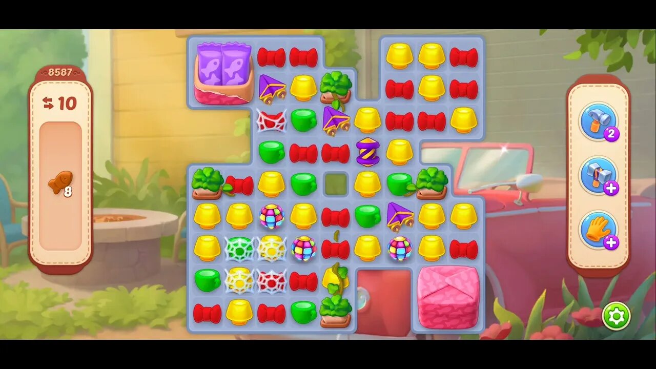 Playrix Homescapes Gameplay Walkthrough Level 8587