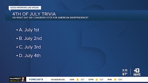 Trivia: When did Congress vote for independence