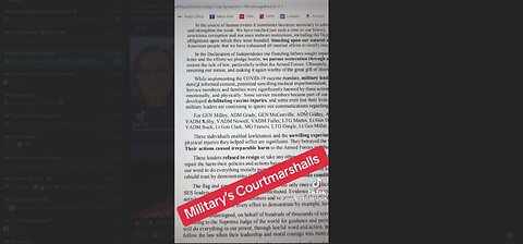 Military Courts Marshal in the works