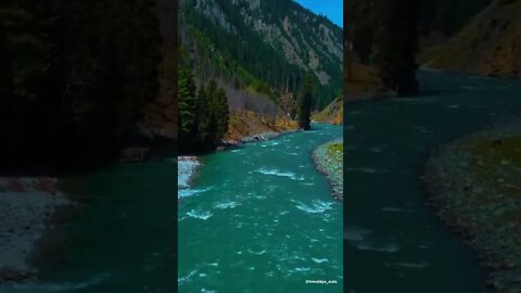 River drone view #youtube #viral #ytshorts #dbworld #River #mountains #beautiful #db #Himalayas