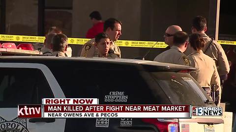 Man killed after fight inside meat market