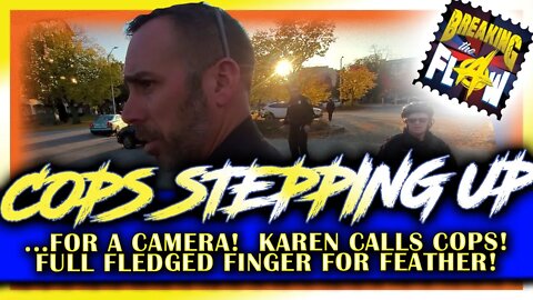 LIEUTENANT GETS IN MY FACE! KAREN CALLS COPS! MANCHESTER FEDERAL BUILDING #1ACOMMUNITY