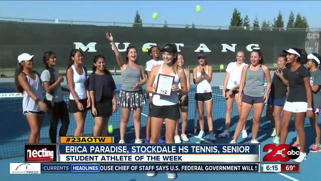 Female Athlete of the Week: Erica Paradise