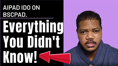 Aipad IDO Upcoming On Bscpad. Everything You Need To Know Before Getting A Tier. Important!!!