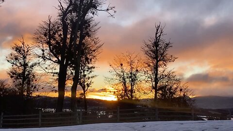 Winter in Patagonia Chile