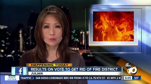 Fate of Julian fire district to be decided