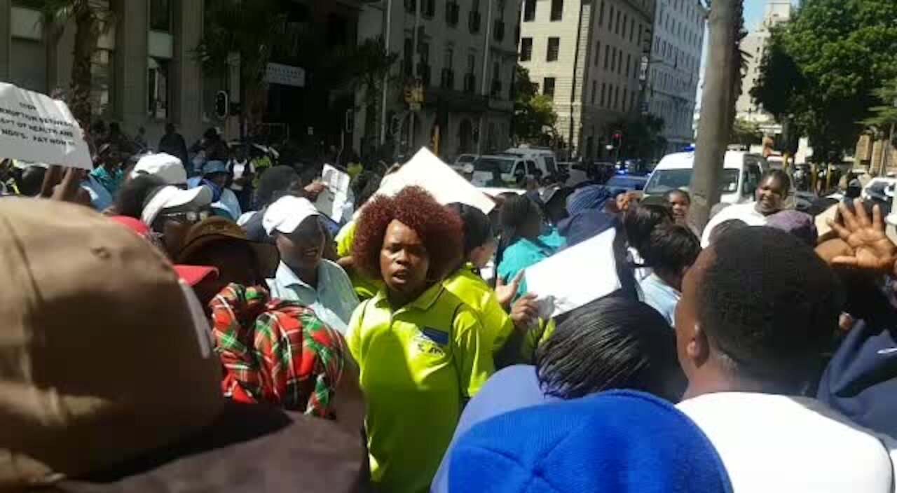 SOUTH AFRICA - Cape Town - NUPSAW march(video) (GrS)