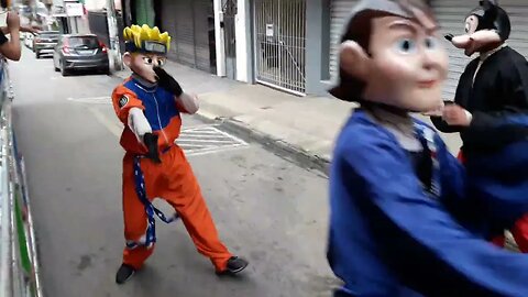 PASSINHOS DO FOFÃO, NARUTO, BEN10 E HOMEM ARANHA, DANÇANDO NA CARRETA DA ALEGRIA TRIPLO X, LIKE 143