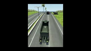 TruckFails | Trucks + Jato + Bollards | BeamNG.Drive |TrucksFails #Shorts