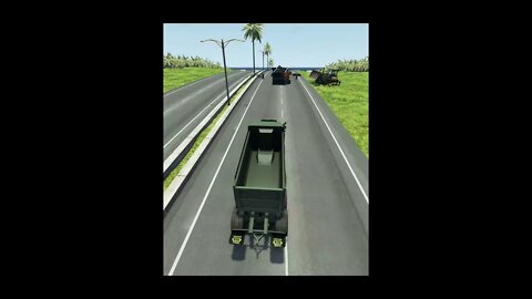 TruckFails | Trucks + Jato + Bollards | BeamNG.Drive |TrucksFails #Shorts