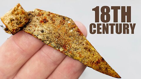 Reviving History: The Amazing Restoration of a 300-Year-Old Rusty Knife. Conservation of Old Iron
