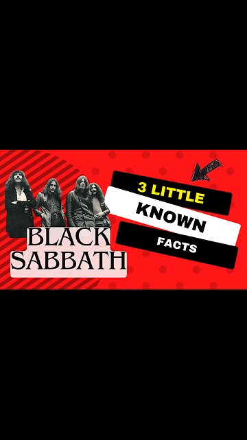 3 Litte Known Facts Black Sabbath