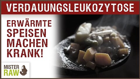 Verdauungsleukozytose | Der wissenschaftliche Beweis | Erwärmte Speisen machen krank!