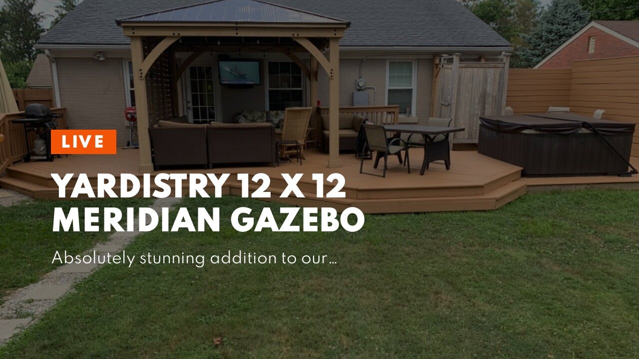 Yardistry 12 x 12 Meridian Gazebo