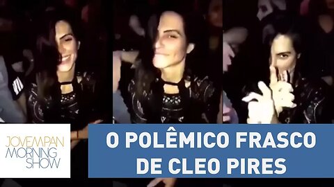 Cleo Pires posta vídeo na web com suposto frasco de lança perfume: "Era uísque", rebateu a atriz