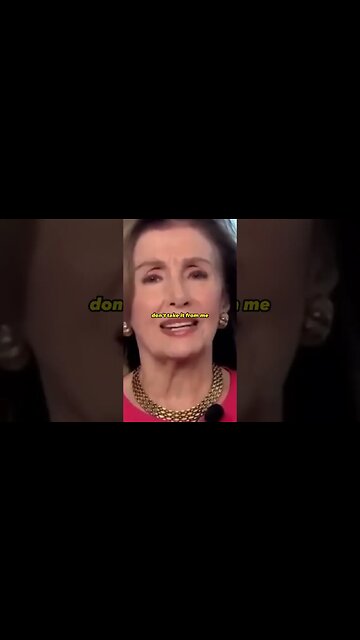 Did Nacy Pelosi just say this? 🤯