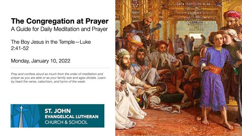 The Boy Jesus in the Temple—Luke 2:41-52