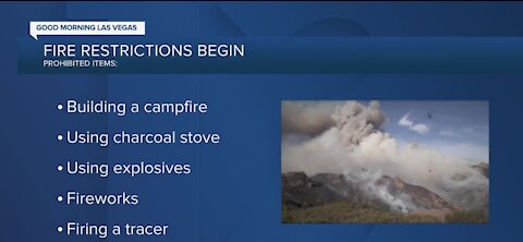 Fire restrictions start May 24 in Southern Nevada