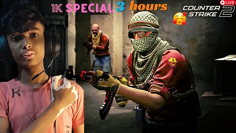 1k Special 3 Hours Challenge 😘 COUNTER STRIKE 2💪Gameplay Live | Bs Gaming Live