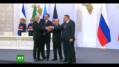 Discours de Vladimir Poutine sur l'adhésion des nouvelles régions à la Russie
