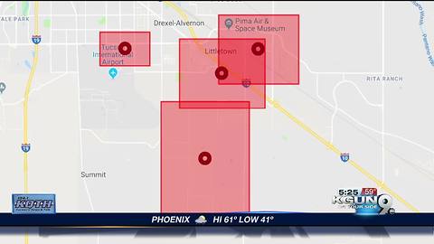 Multiple outages knock out power across town