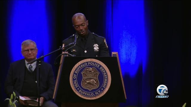 Officer Champion: Lehner was jokingly called 'Bradley Cooper'