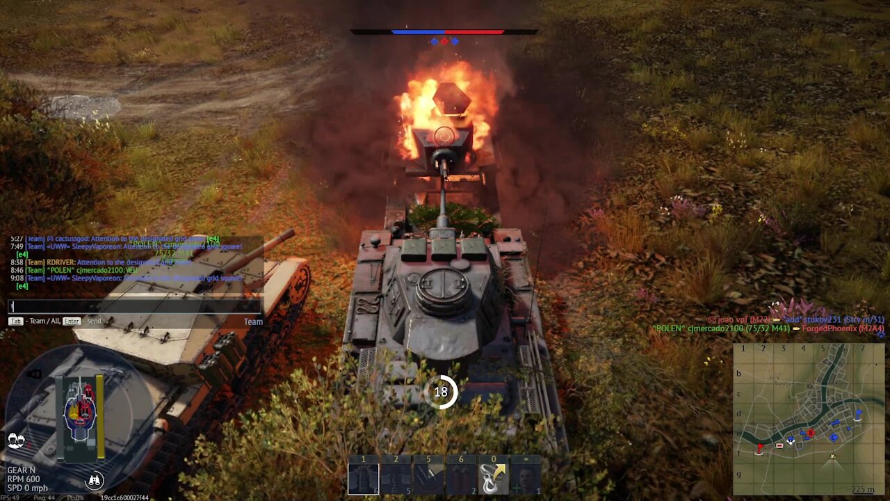 REALISTIC TANK BATTLE AT 2.3 WAR THUNDER GAMEPLAY AND IT GOES WELL!