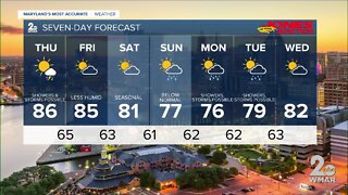 WMAR-2 News Weather at 11