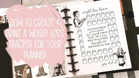 How to create a weight loss tracker for your Happy Planner