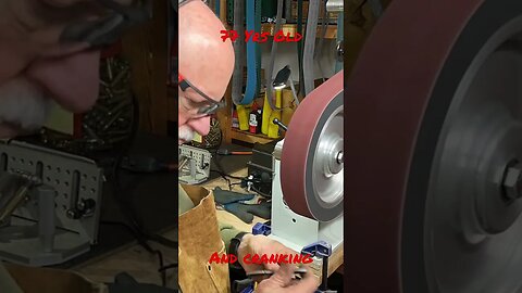 At 77yrs old, Pops can still whip out a blade!