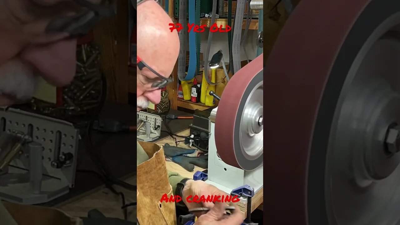 At 77yrs old, Pops can still whip out a blade!