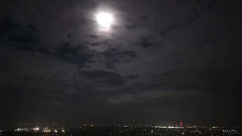 edited nightlapse overlooking Portsmouth 26th June 2023