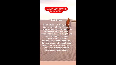 CANCER♋️- MARS IN LEO TRANSIT #cancer #marsinleo #tarotary (what you need to know)